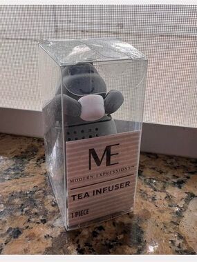 Cute Hippo Tea Infuser - Gray